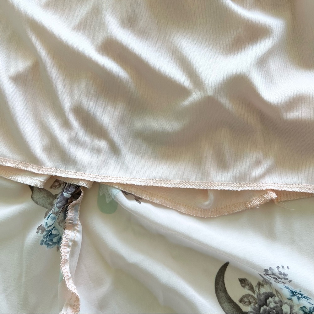 Charlotte Russe Pink Floral Longhorn Skull Midi Dress, Small - Picture 10 of 10